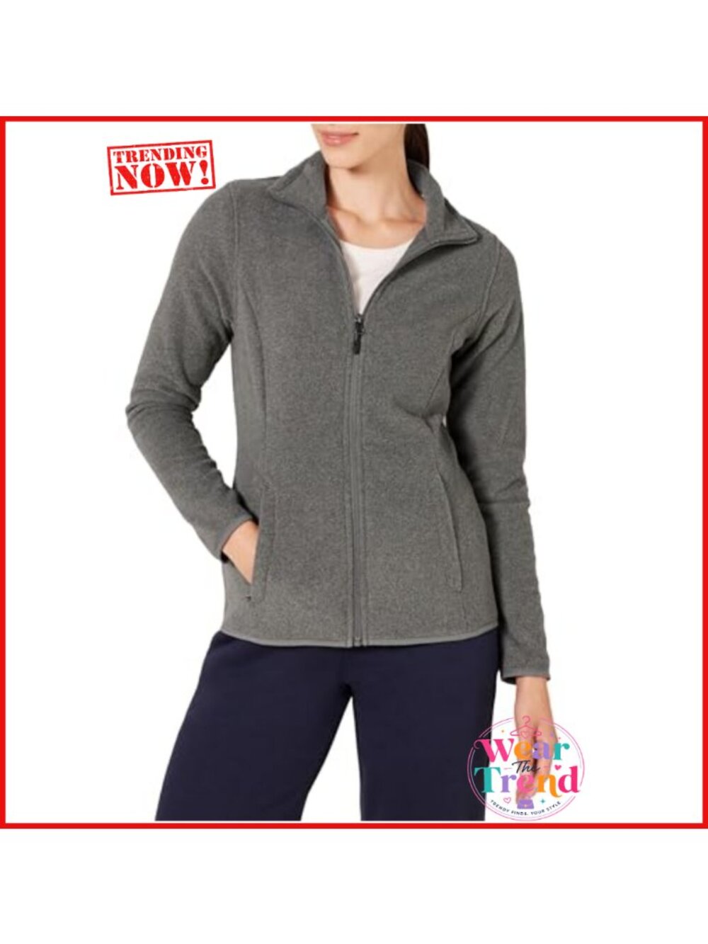 Classic-Fit Full-Zip Polar Soft Fleece Jacket